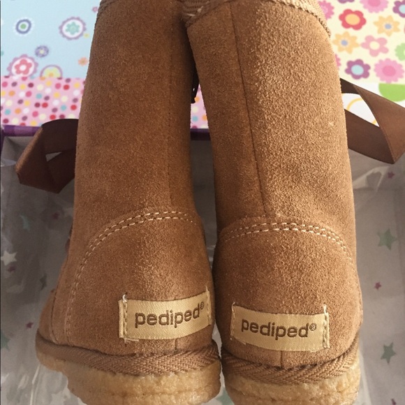Pediped NEW in Box light brown boots US 5.5 EU 21 - Picture 8 of 11